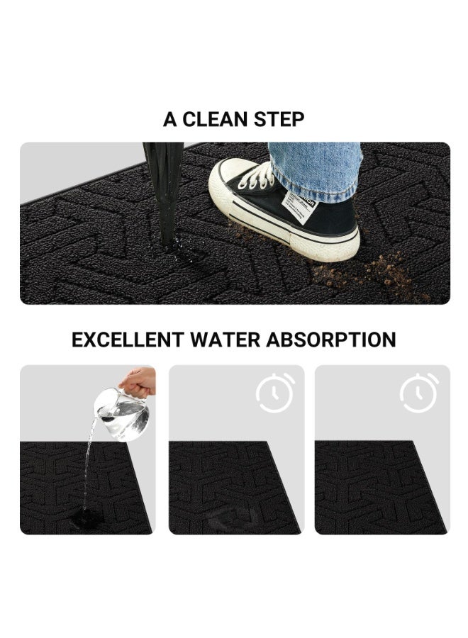 EBREEZZ Heavy-Duty Non-Slip Indoor Entrance Mat – Dirt Trapping Door Rug - Image 4